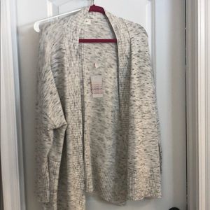 NWT Evereve side split cardigan